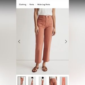 Madewell Emmett pants size 28 in dusty rose